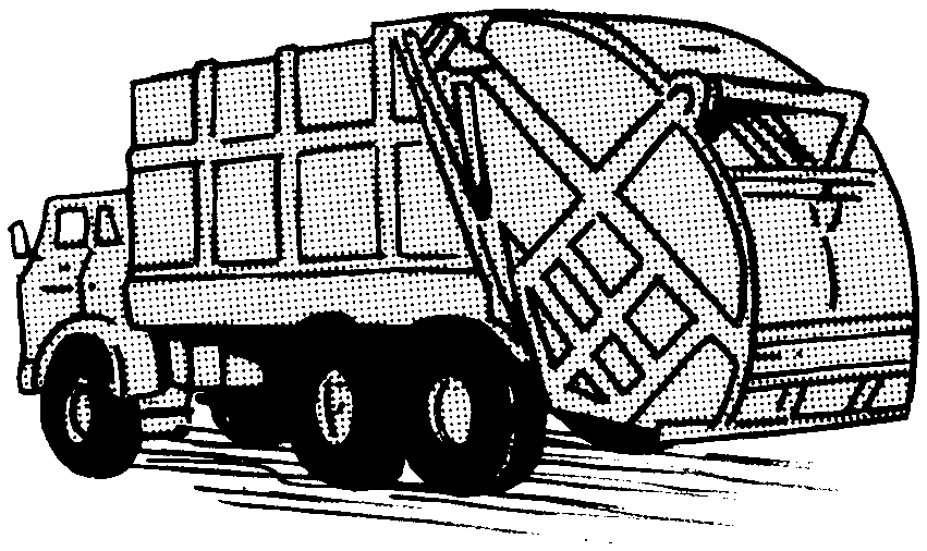 851x506 Garbage Truck Clip Art Clipart Panda