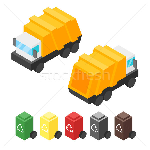 600x600 Garbage Truck Stock Vectors, Illustrations And Cliparts Stockfresh