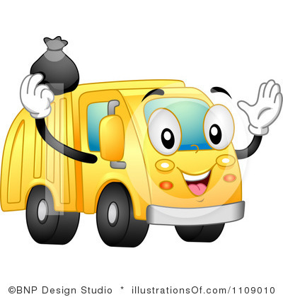 400x420 Rubbish Truck Clipart