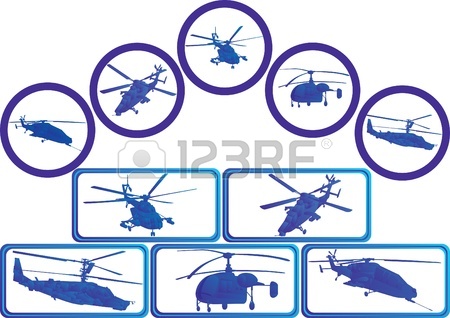 450x318 Badges With Military Helicopters Royalty Free Cliparts, Vectors