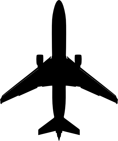 498x594 Boeing Plane Silhouette Clip Art