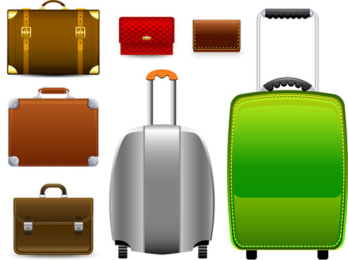 492x368 Suitcase Clipart Green