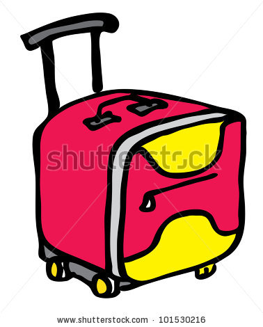 378x470 Suitcase Clipart Trolley Bag