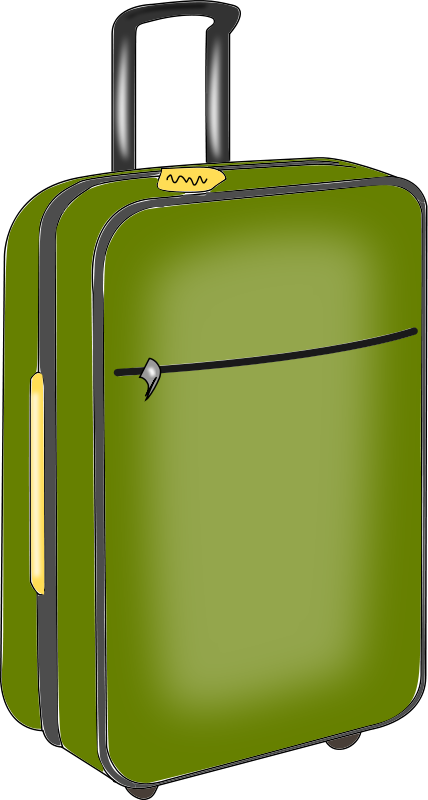 428x800 Travel Suitcase Clip Art
