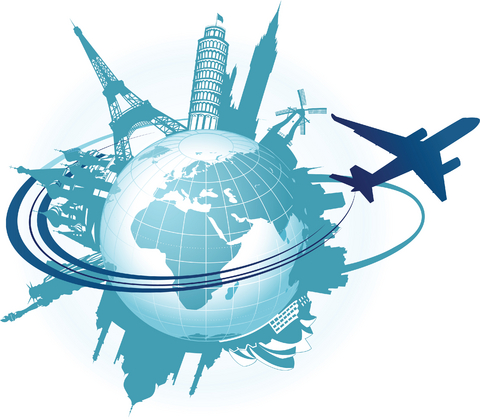 480x419 Traveling World Clipart