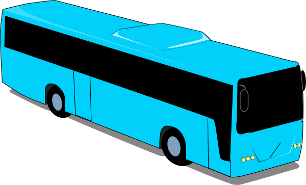 600x363 Blue Travel Bus Clip Art