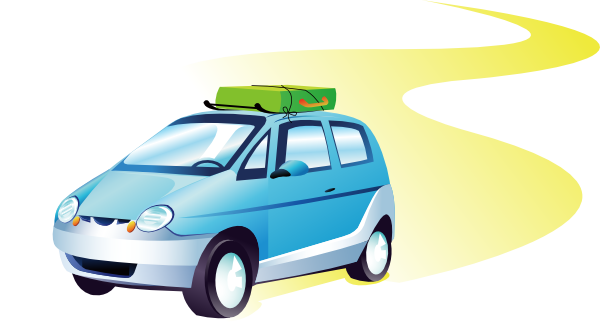 600x322 Travel Car Clip Art