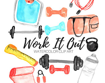 340x270 Fitness Clip Art Etsy