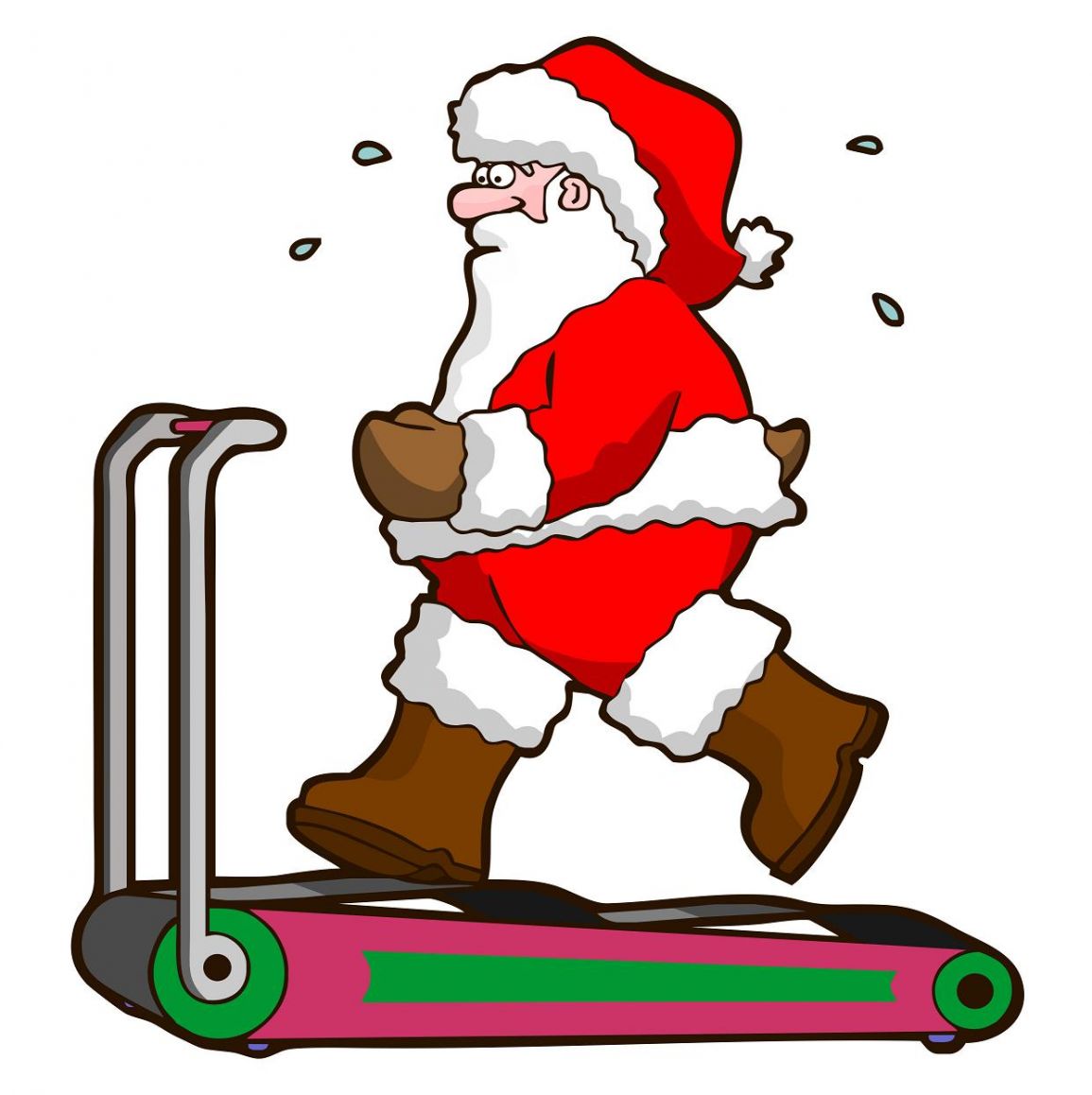 1155x1158 Santa Clipart Fitness