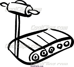 300x274 Treadmills Vector Clip Art