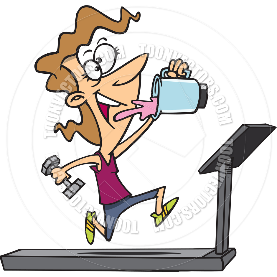 940x940 Cartoon Treadmill By Ron Leishman Toon Vectors Eps
