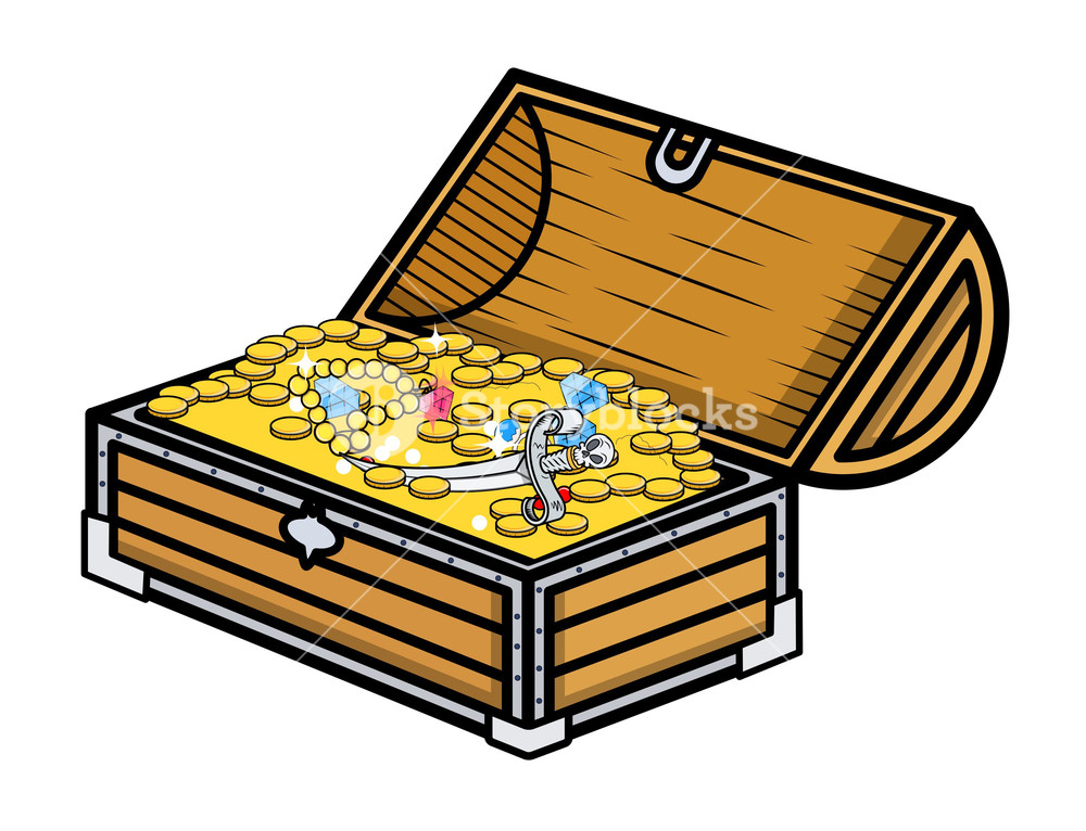 1000x766 Empty Treasure Box