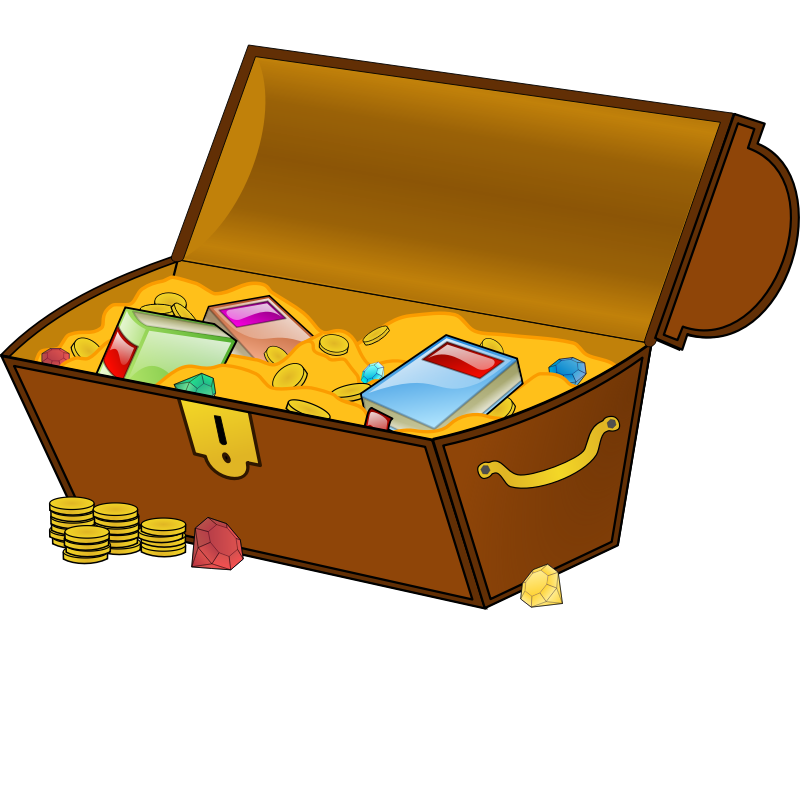 800x800 Free Treasure Chest Clipart