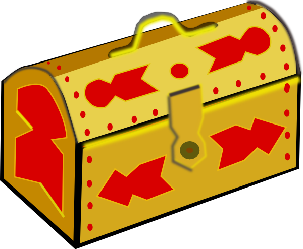 600x494 Open Treasure Box Clipart