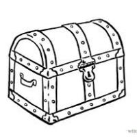 200x200 Clipart Of Treasure Chest
