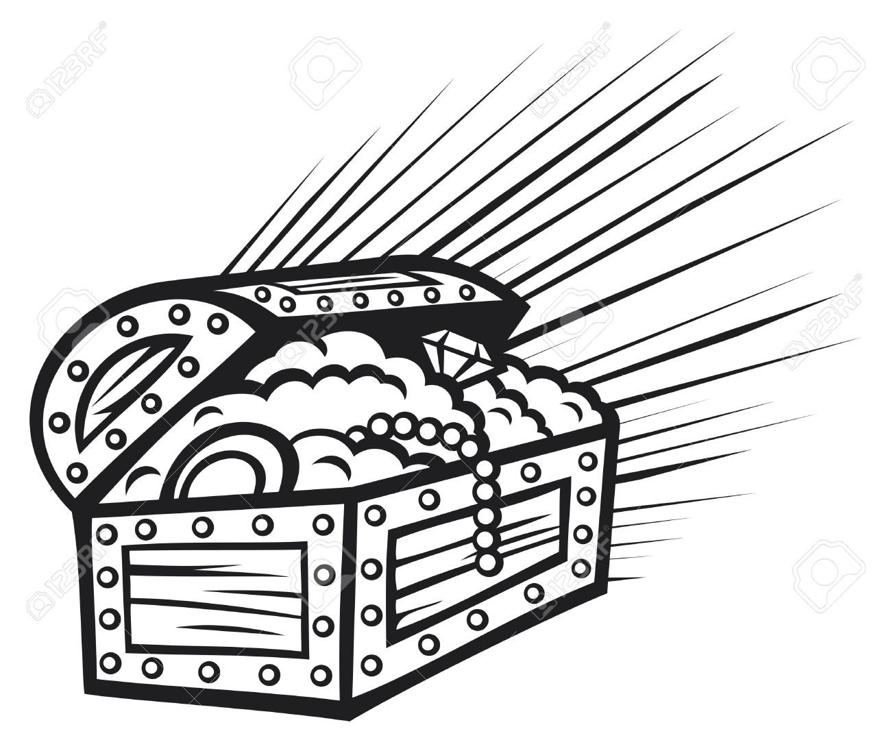 1300x1096 Pirate Treasure Chest Clip Art