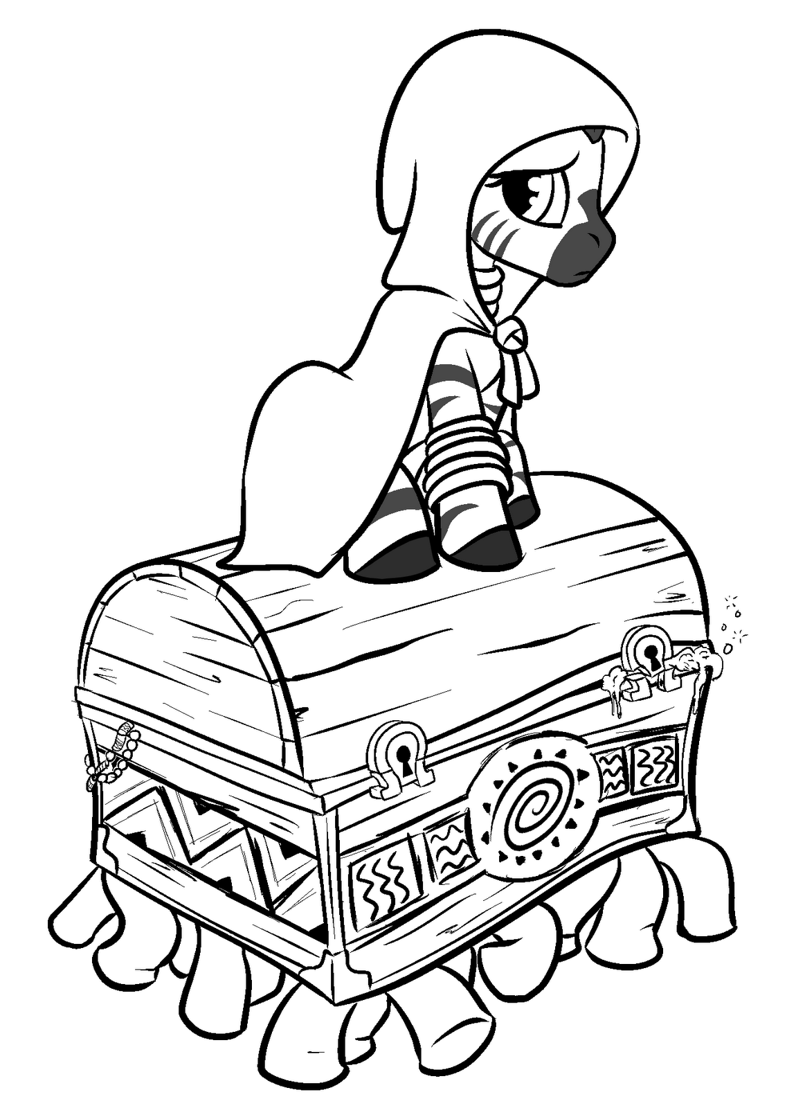 1137x1600 The Luggage Treasure Chest Zecora Terry Pratchett And Me