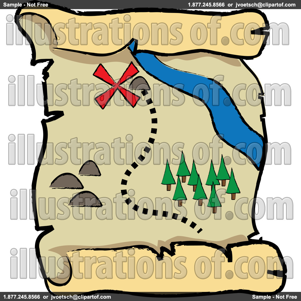 1024x1024 Pirate Treasure Map Clipart Clipart Panda