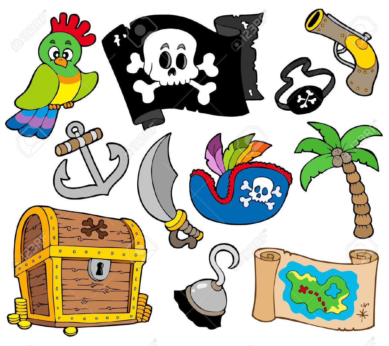 1300x1157 Treasure Clipart Vector