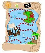 146x170 Hidden Treasure Clip Art
