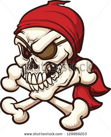381x470 Pirate Treasure Black And White Clipart