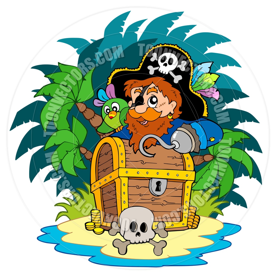 940x940 Island Clipart Treasure Chest
