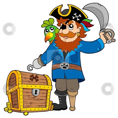 450x449 Pirate Treasure Free Clipart