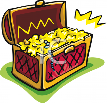 350x338 Treasure Clipart Gold