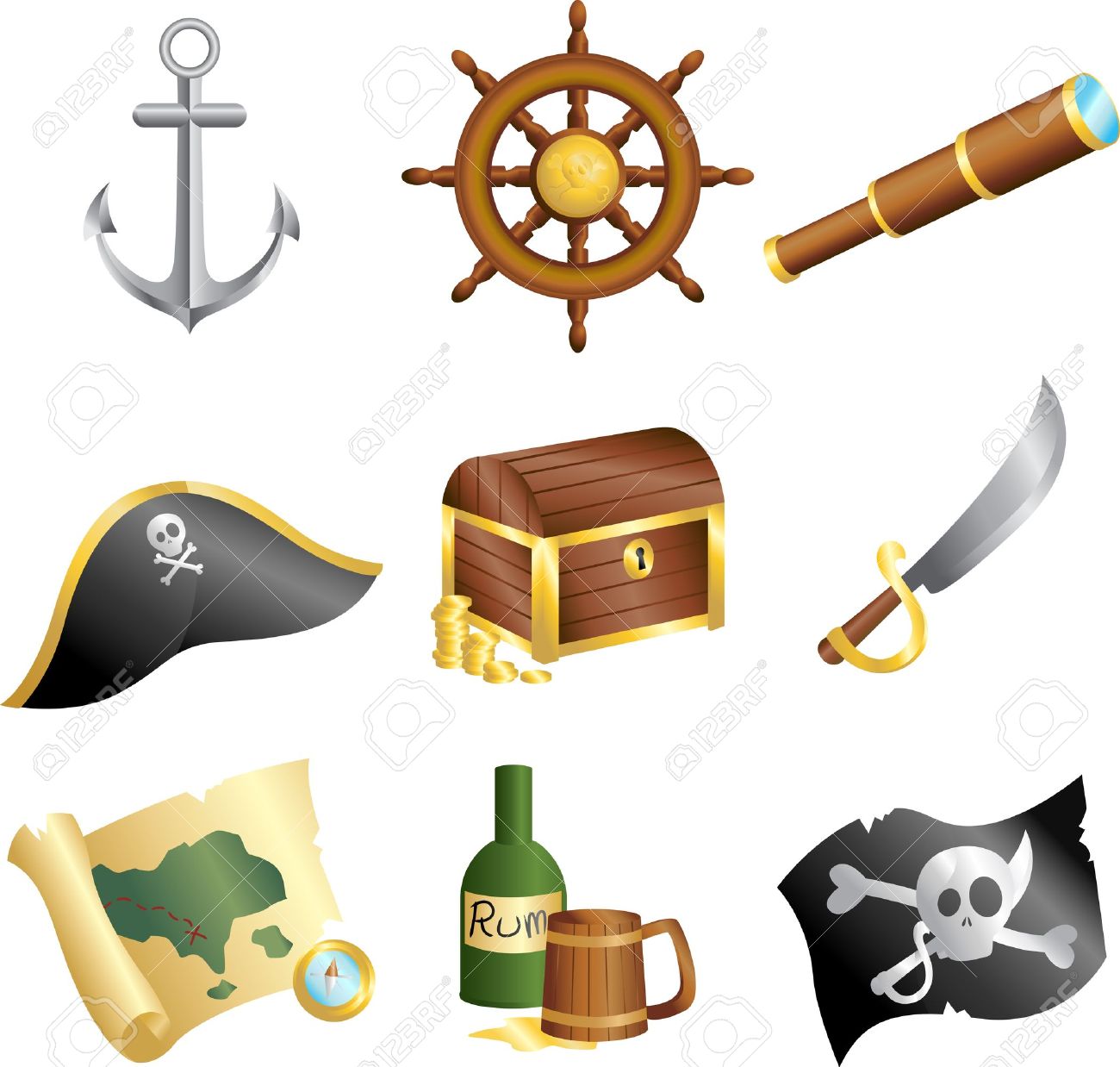 1300x1238 Treasure Clipart Icon