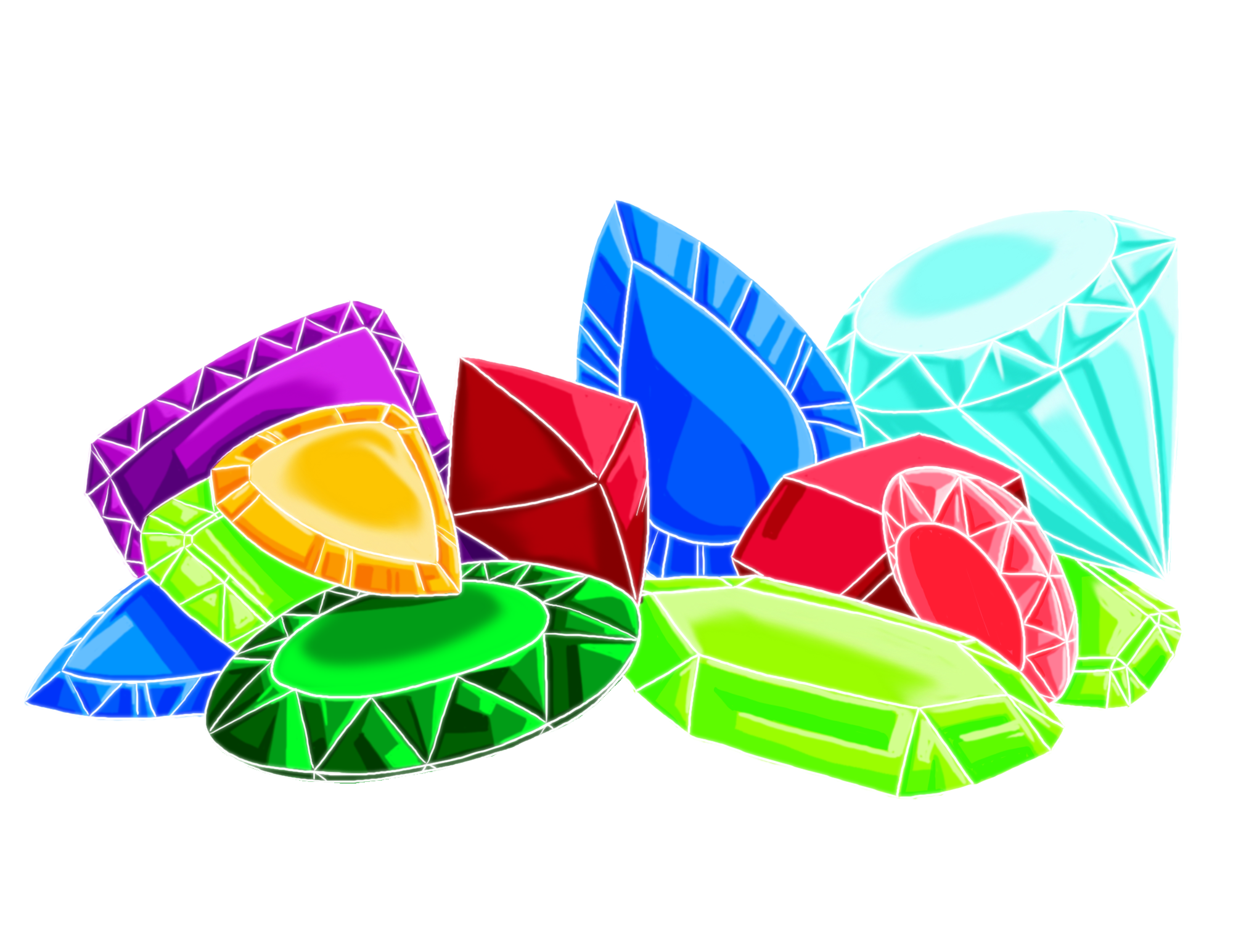 2000x1545 Treasure Clipart Pile Jewel