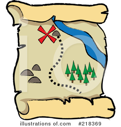 400x420 Treasure Map Border Clip Art