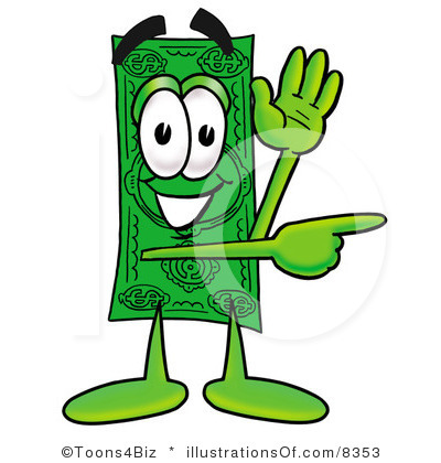 400x420 Dollar Bill Clip Art Images