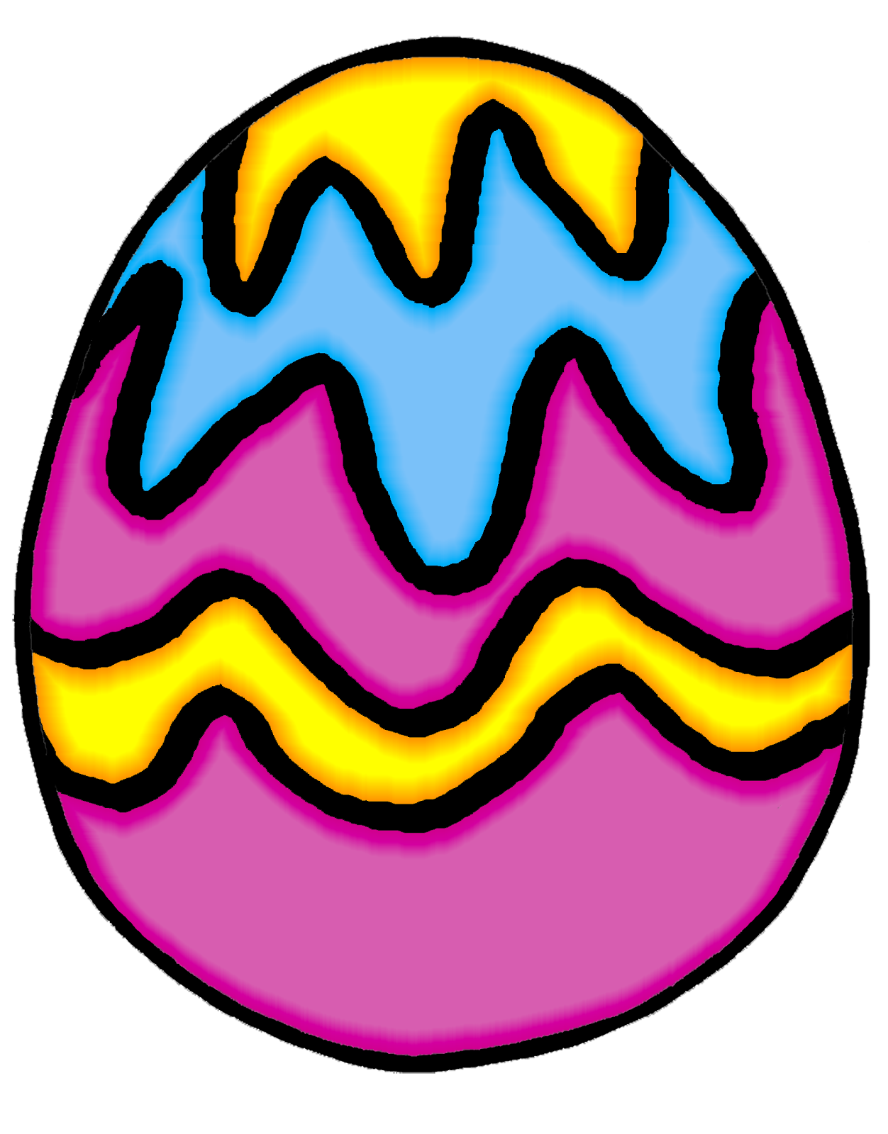 1252x1600 Easter Eggs Clipart