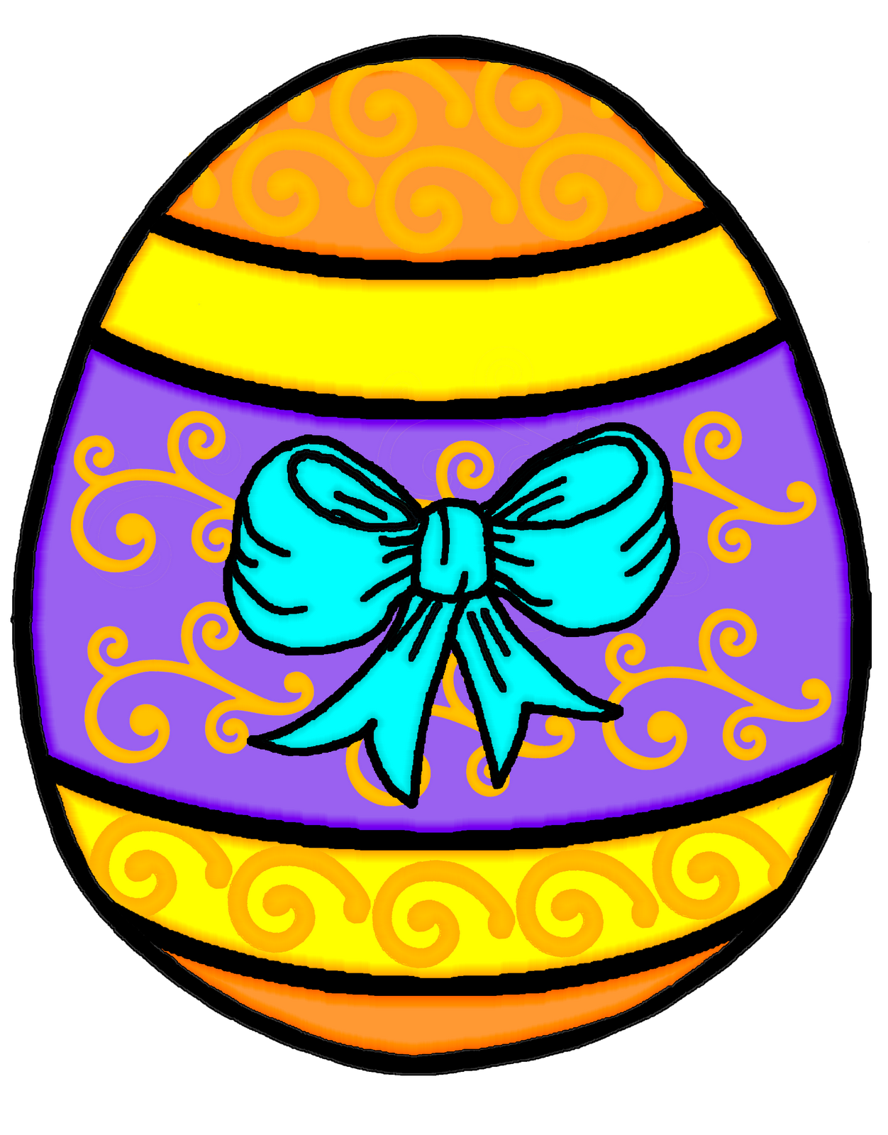 1252x1600 Easter Egg Clip Art Images Clipart Image 3