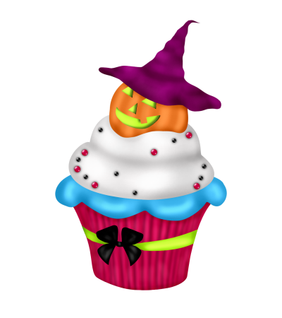 400x450 Halloween Cupcake