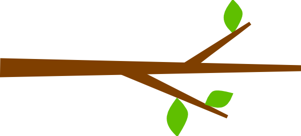 600x272 Branch Clipart Tree Leaf