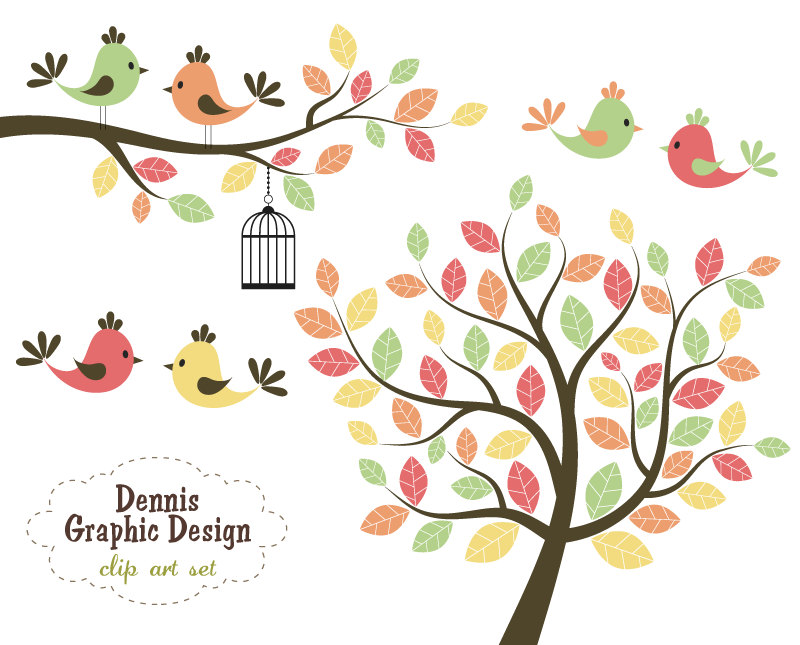 800x645 Branch Clipart Bird Tree