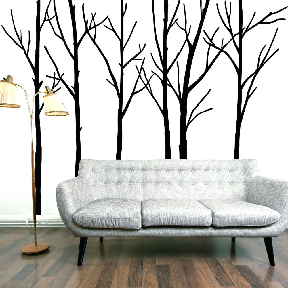 1001x1001 Wall Decor Enchanting Ivy Leaves Tree Branches Birds Wall Art
