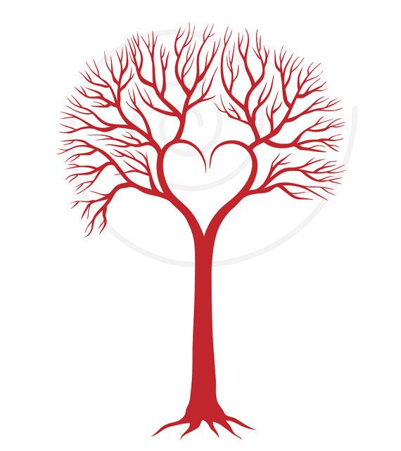 570x641 Fall Wedding Invitations Tree Branches Clipart