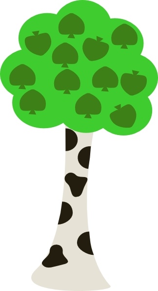 324x595 Cartoon Tree Clip Art Free Vector In Open Office Drawing Svg