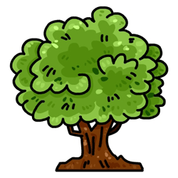 250x250 Cartoon Trees How To Draw Lesson