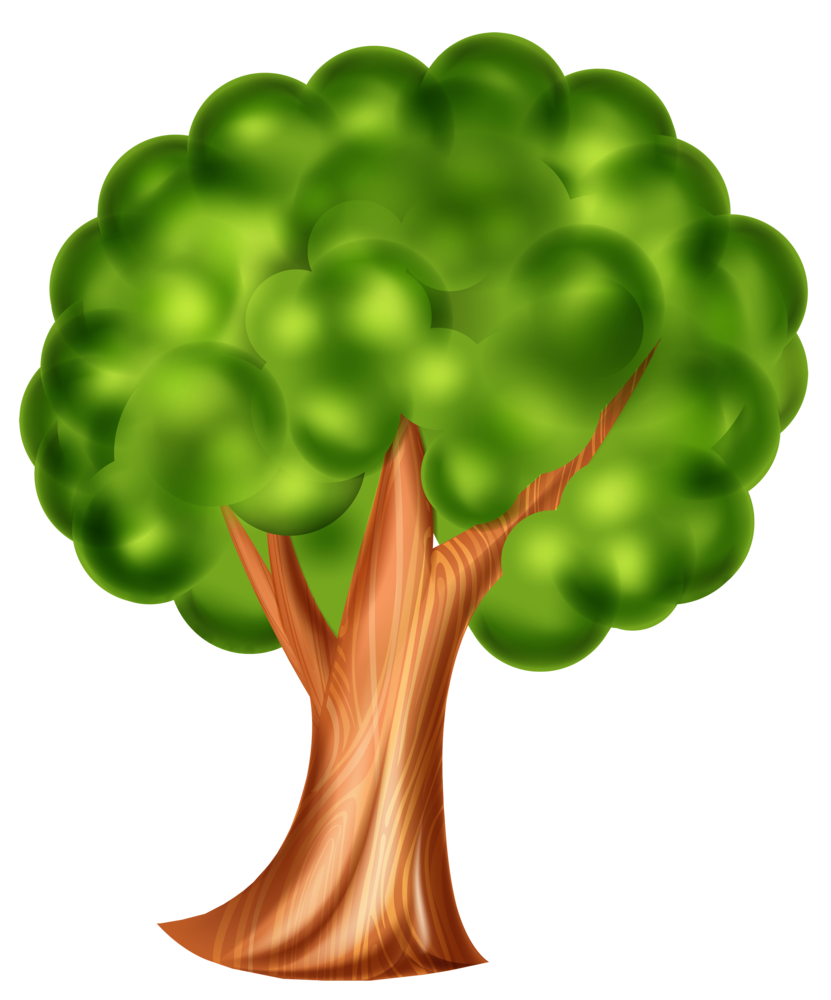 831x1000 Cartoon Tree Png Clip Art 3d Effect