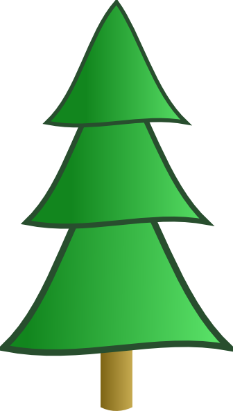 336x594 Fir Tree Clip Art Free Vector 4vector