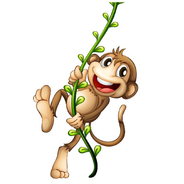 600x600 Year Of The Monkey Clipart Tree Png