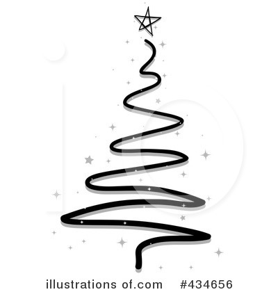 400x420 White Christmas Tree Clipart