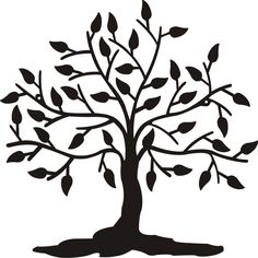 236x236 Clipart Trees Black And White Free Clipartdeck