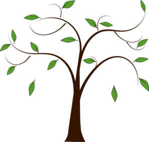298x285 Tree Leaves Clip Art