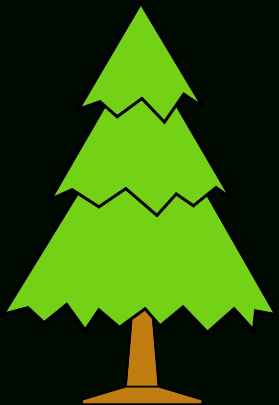 570x829 Top 10 Clipart Christmas Tree Outline