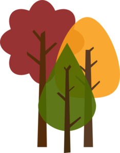 234x298 Fall Trees Clip Art