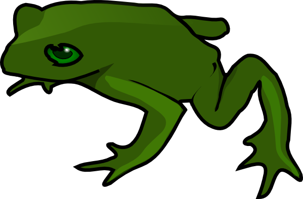 600x394 Frog Clip Art